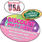 Full Color Oval Labels